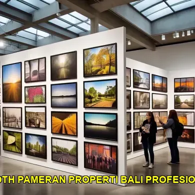 booth pameran properti bali profesional